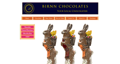 Desktop Screenshot of birnnchocolates.com